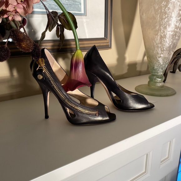 🌻🌻🌻JIMMY CHOO~CHOCOLATE ZIPPER STILETTOS🌻🌻🌻 - Picture 4 of 16